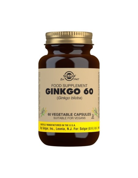 Ginkgo 60 60 cápsulas vegetales Solgar