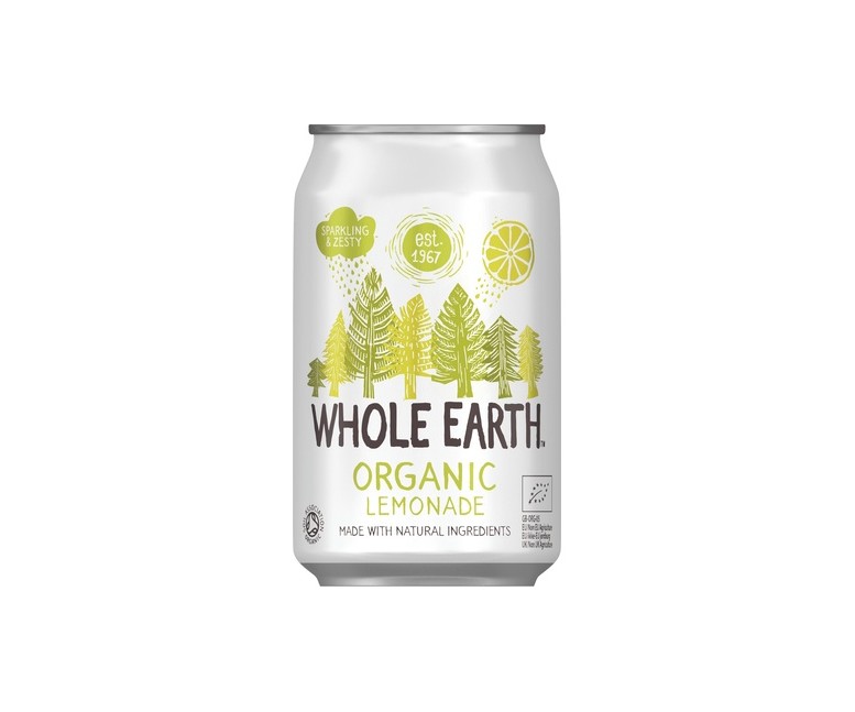 Refresco de limón sin azúcar bio 330 ml Whole Earth