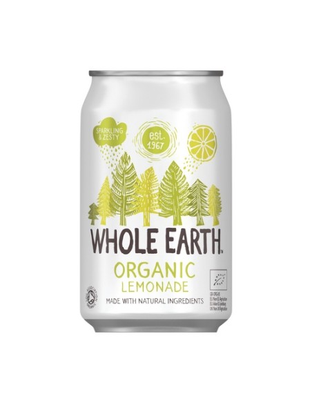 Refresco de limón sin azúcar bio 330 ml Whole Earth