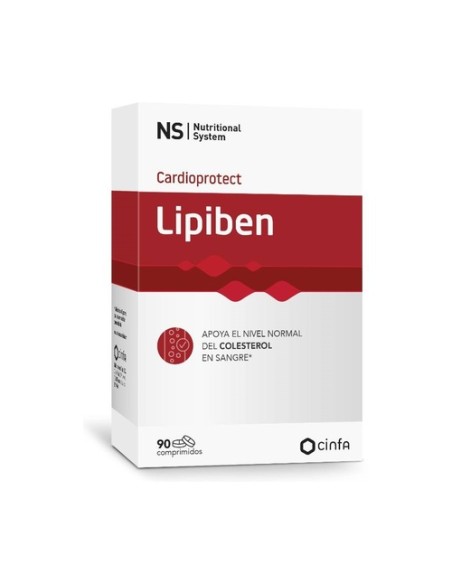 Cardioprotect lipiben lípidos 90 comprimidos Nutritional System