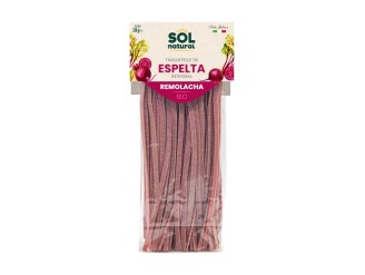 Tagliatelle de espelta integral con remolacha Bio