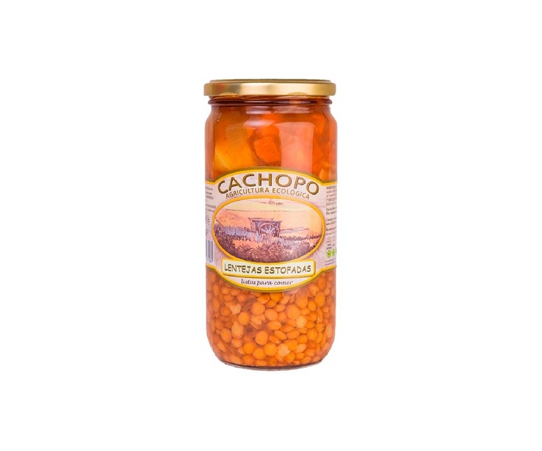 Lentejas estofadas Eco 720 g Cachopo