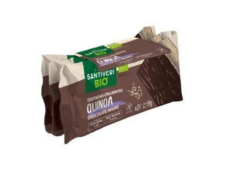 Tostadas crujientes quinoa chocolate negro