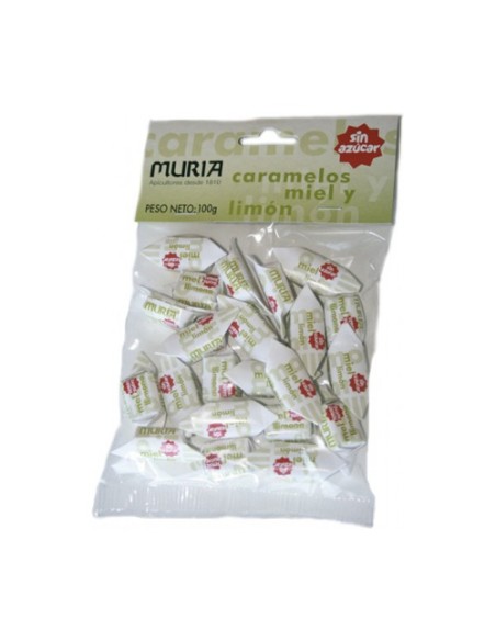 Caramelos de miel y limón (sin azúcar) 100 g Muria