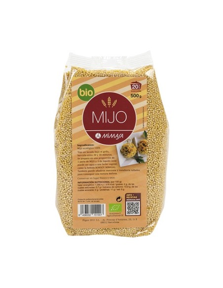 Mijo Pelado Bio 500 g Mimasa