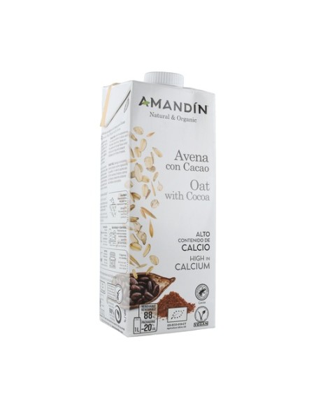 Bebida de Avena con Cacao 1 L (Cacao - Avena) Amandin