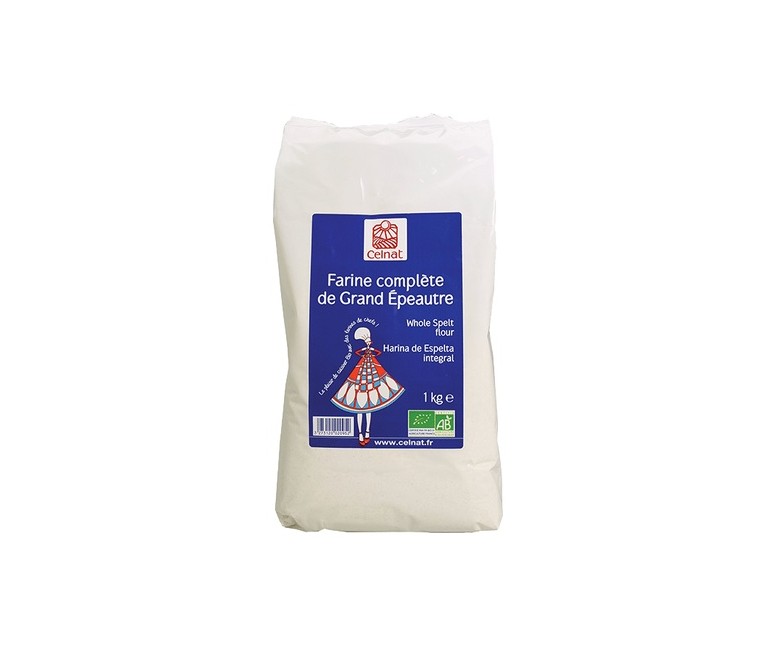 Harina de espelta integral Bio 1 kg Celnat
