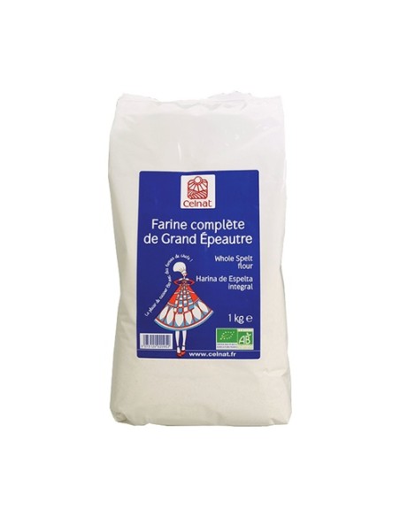 Harina de espelta integral Bio 1 kg Celnat