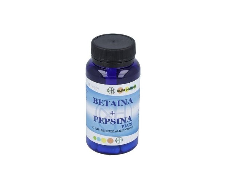 Betaina + pepsina 60 cápsulas Alfa Herbal