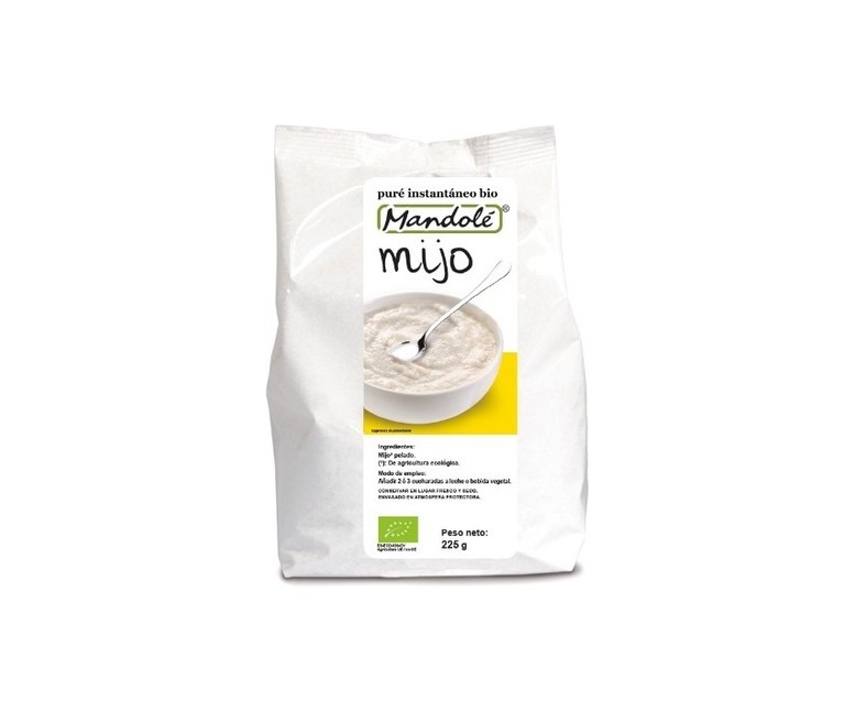 Puré de mijo instantáneo polvo Bio 250 g de polvo Mandole