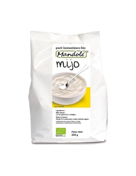 Puré de mijo instantáneo polvo Bio 250 g de polvo Mandole