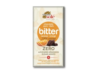 Chocolate negro 72% con naranja y estevia s/a