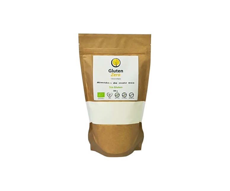 Almidon de maiz sin gluten Eco 500 g de polvo Gluten Zero