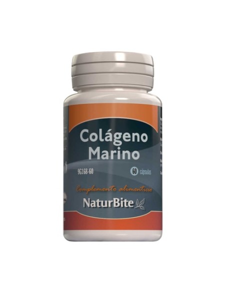 Colageno marino 400 mg 60 cápsulas Naturbite