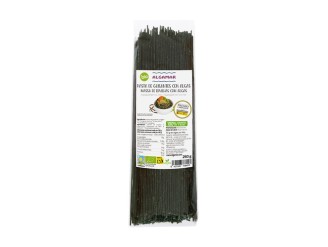 Espagueti de guisantes y algas Bio