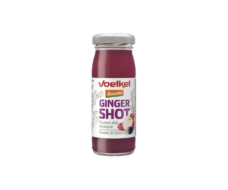 Shot de Jengibre y frutos del bosque Demeter BIO 95 ml Voelkel