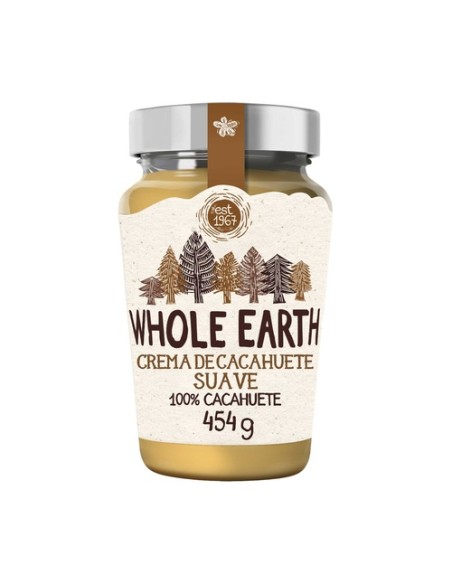 Crema de cacahuete original 454 g de crema Whole Earth