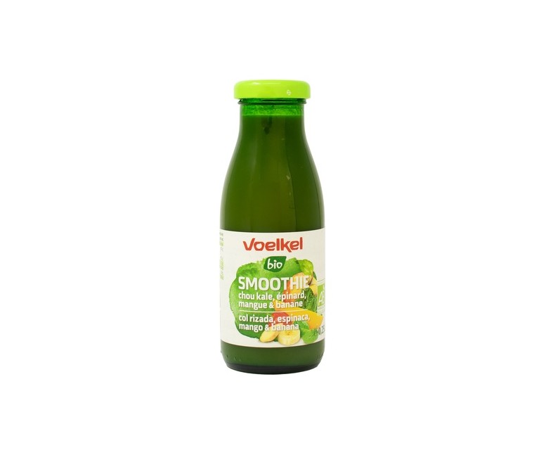 Smoothie verde de Mango, Kale y Espinacas Bio 250 ml Voelkel
