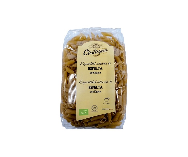 Macarrones de espelta dicoccum Eco 500 g Castagno
