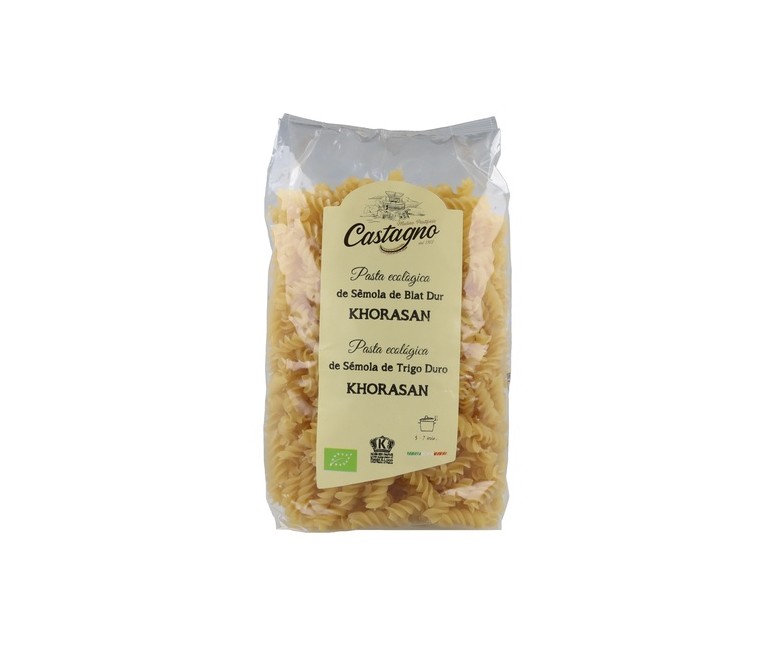 Espirales de khorasan Eco 500 g Castagno