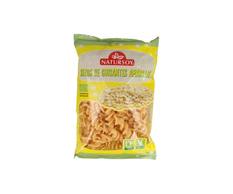 Rizos de Guisantes Amarillos 70 g Natursoy