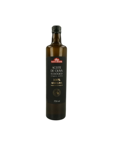 Aceite de Oliva Ecológico Virgen Extra 100% Arbequina 750 ml de aceite Natursoy