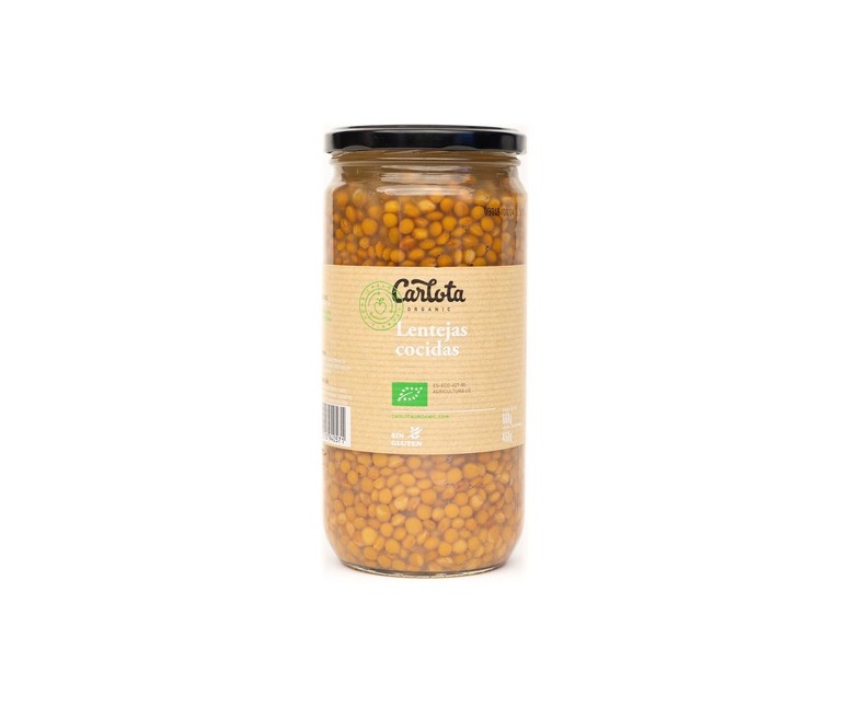 Lentejas Cocidas 660 g Carlota Organic