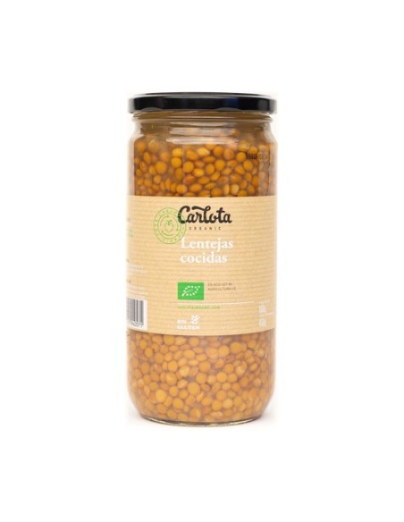 Lentejas Cocidas 660 g Carlota Organic