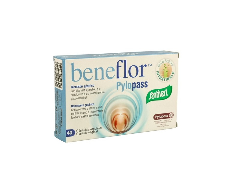 Beneflor Pylopass 40 cápsulas vegetales Santiveri