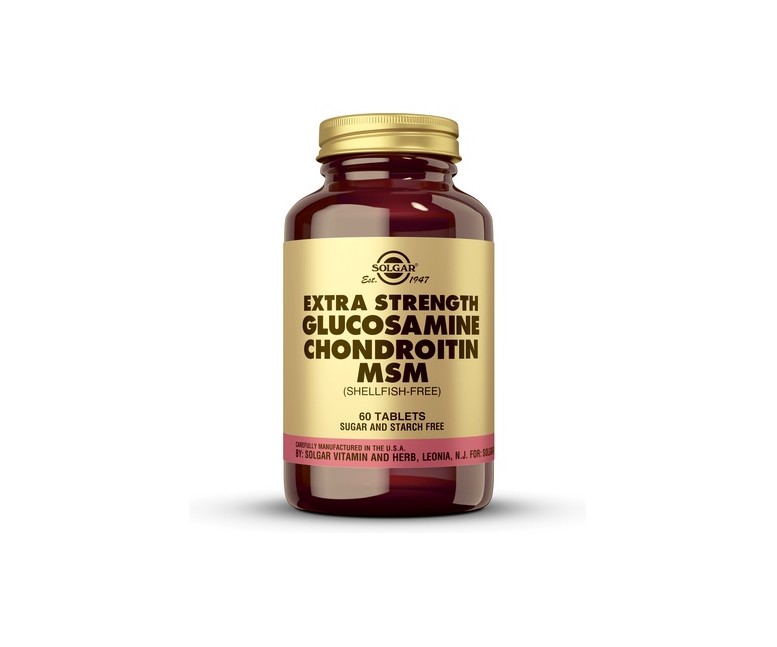 Glucosamina Condroitina MSM extra concentrado 60 comprimidos Solgar
