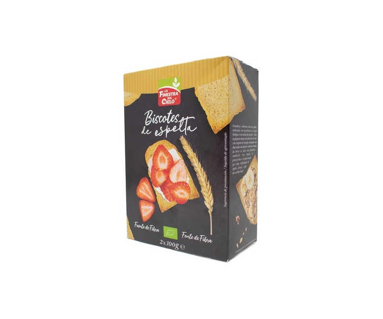 Biscotes de Espelta 200 g La Finestra sul Cielo