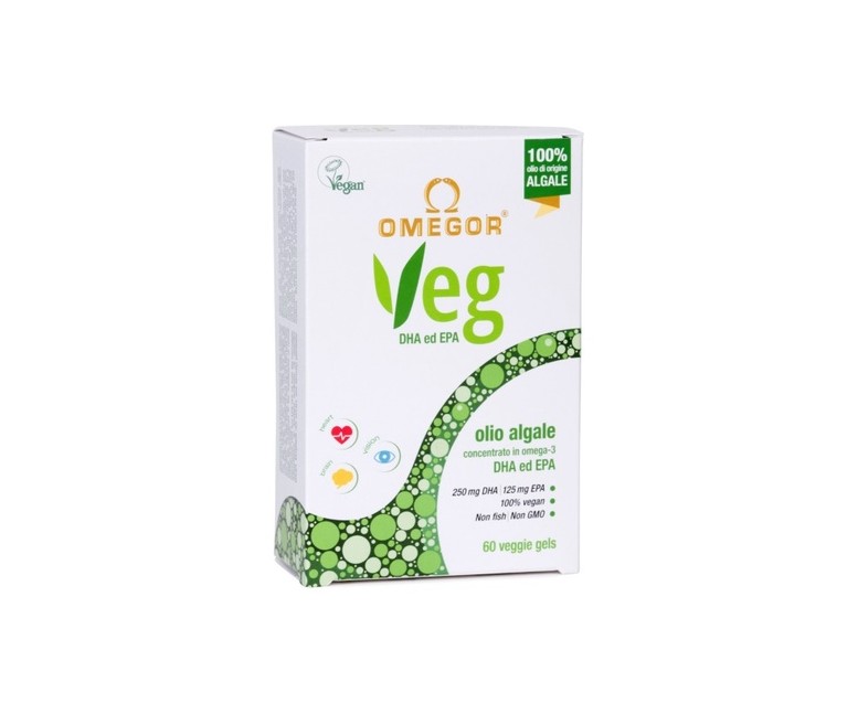 Omegor veg omega 3 vegetal 60 cápsulas Uga Nutraceuticals