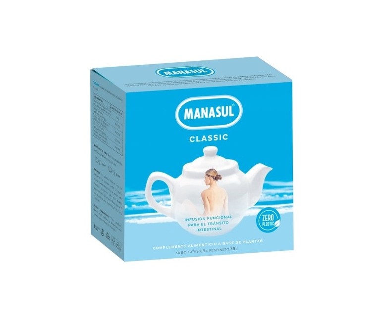 Té manasul 50 bolsitas infusoras de 1.5g MANASUL