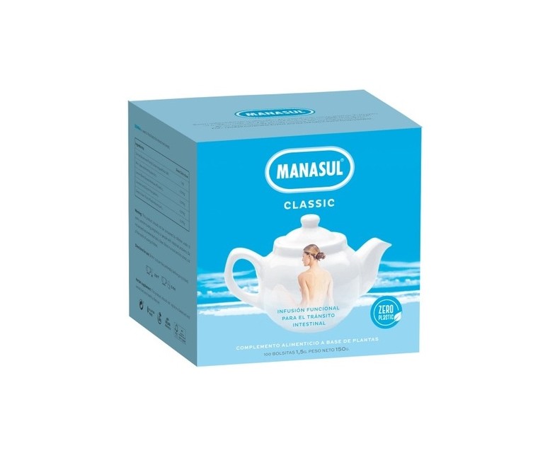 Té manasul 100 bolsitas infusoras de 1.5g MANASUL