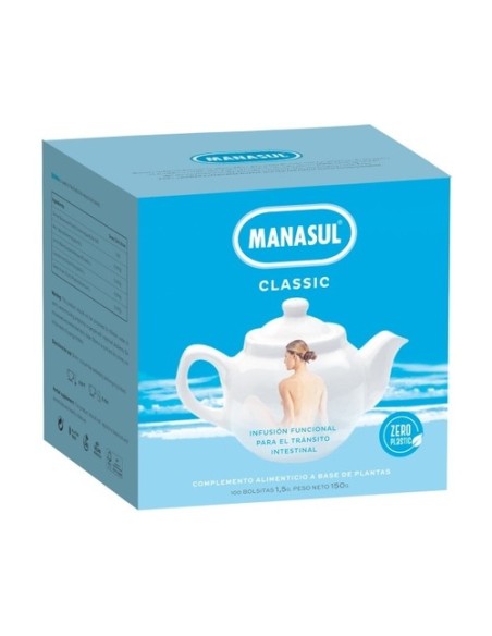Té manasul 100 bolsitas infusoras de 1.5g MANASUL
