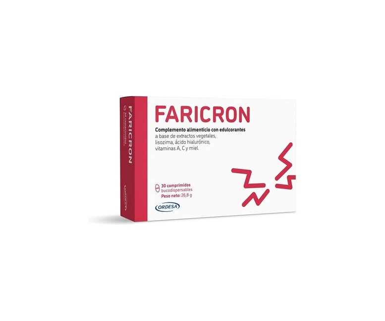 Faricron bienestar de la garganta 30 comprimidos Sodeinn