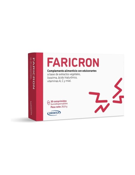 Faricron bienestar de la garganta 30 comprimidos Sodeinn