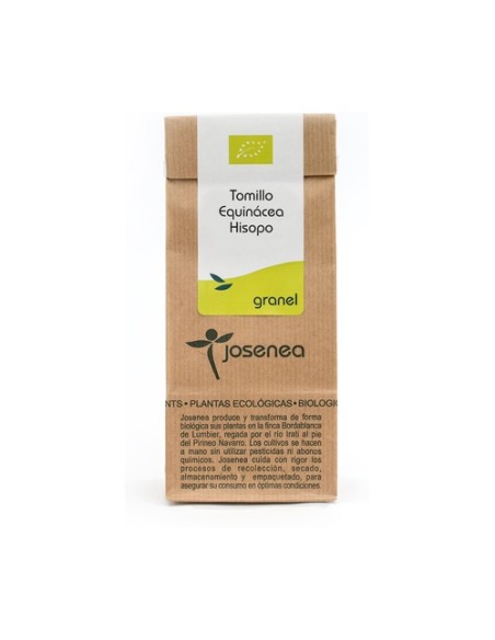 Infusión echinacea hisopo granel 50 g Josenea