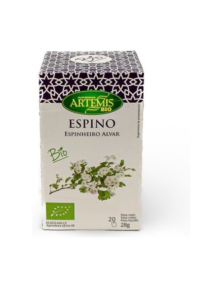 Infusión de espino Bio 20 bolsitas infusoras Artemis