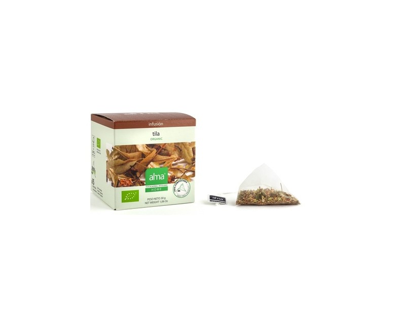 Infusión tila 15 bolsitas infusoras de 2 g Alma Home