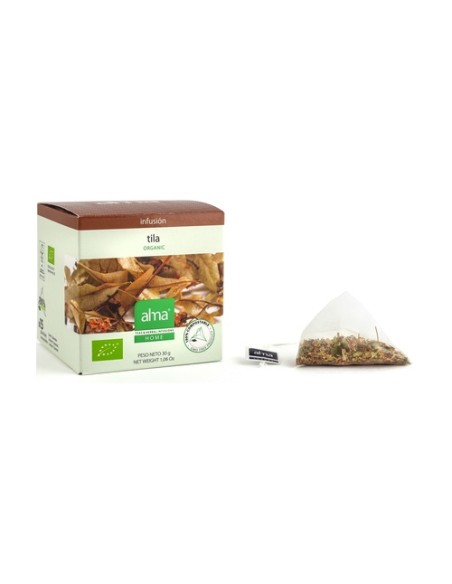 Infusión tila 15 bolsitas infusoras de 2 g Alma Home