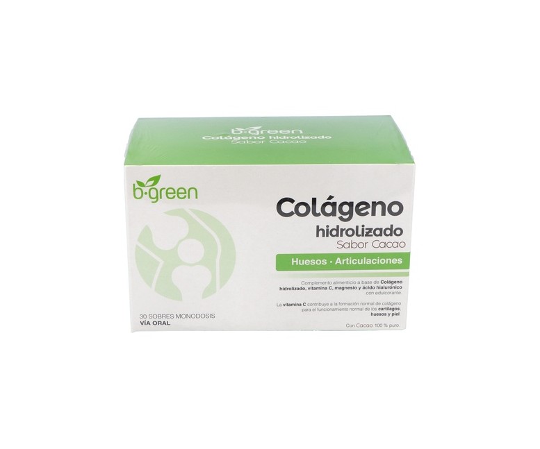 Colágeno hidrolizado cacao 30 sobres (Cacao) B.Green