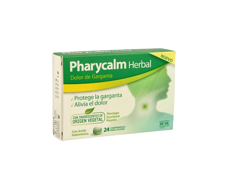 Pharycalm herbal dolor de garganta 24 comprimidos Pharysol