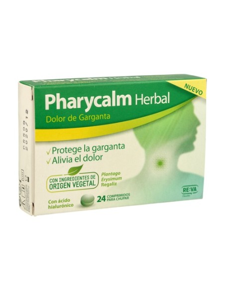 Pharycalm herbal dolor de garganta 24 comprimidos Pharysol