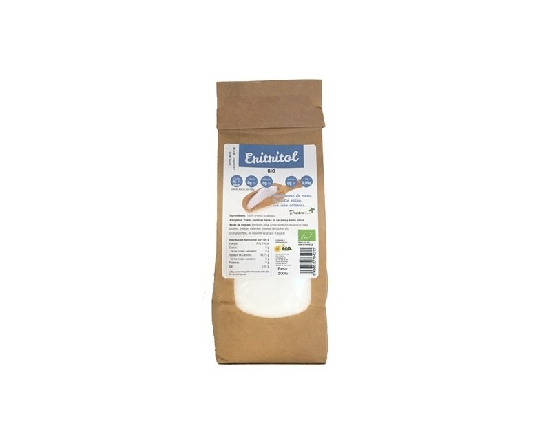 Eritritol puro Bio 500 g de polvo Dream Foods