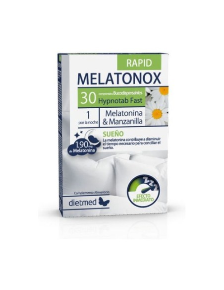 Melatonox rapid sueño 30 comprimidos Dietmed
