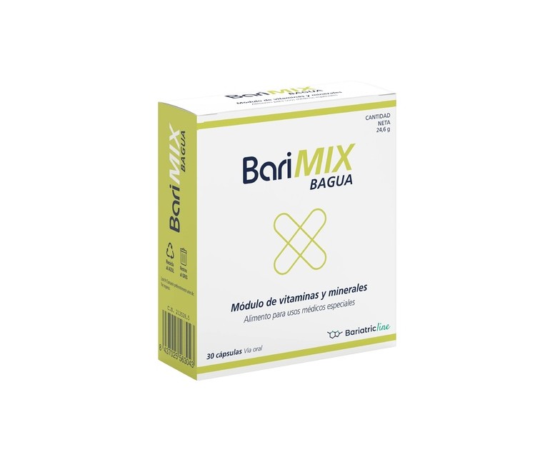 Barimix bagua vitaminas y minerales 30 cápsulas Bariatricline