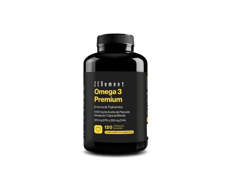 Omega 3 Premium Triglicéridos 120 perlas Zenement