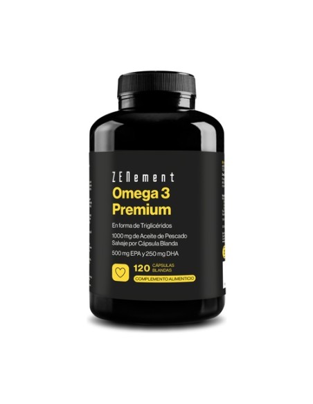 Omega 3 Premium Triglicéridos 120 perlas Zenement