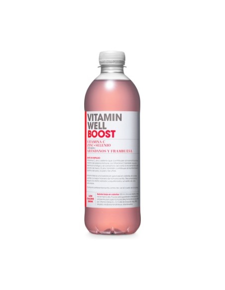 Bebida deportiva Boost arándano y frambuesa 500 ml (Arándanos - Frambuesa) Vitamin Well